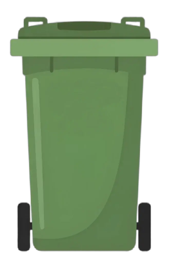 Conteneur à roulettes de 120 et 240 litres pour la collecte des biodéchets en restauration